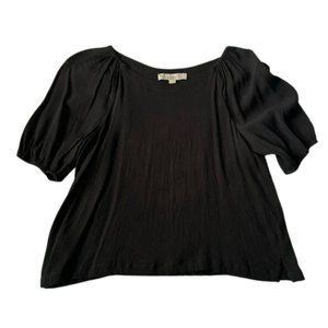 Loft black flowy blouse size medium